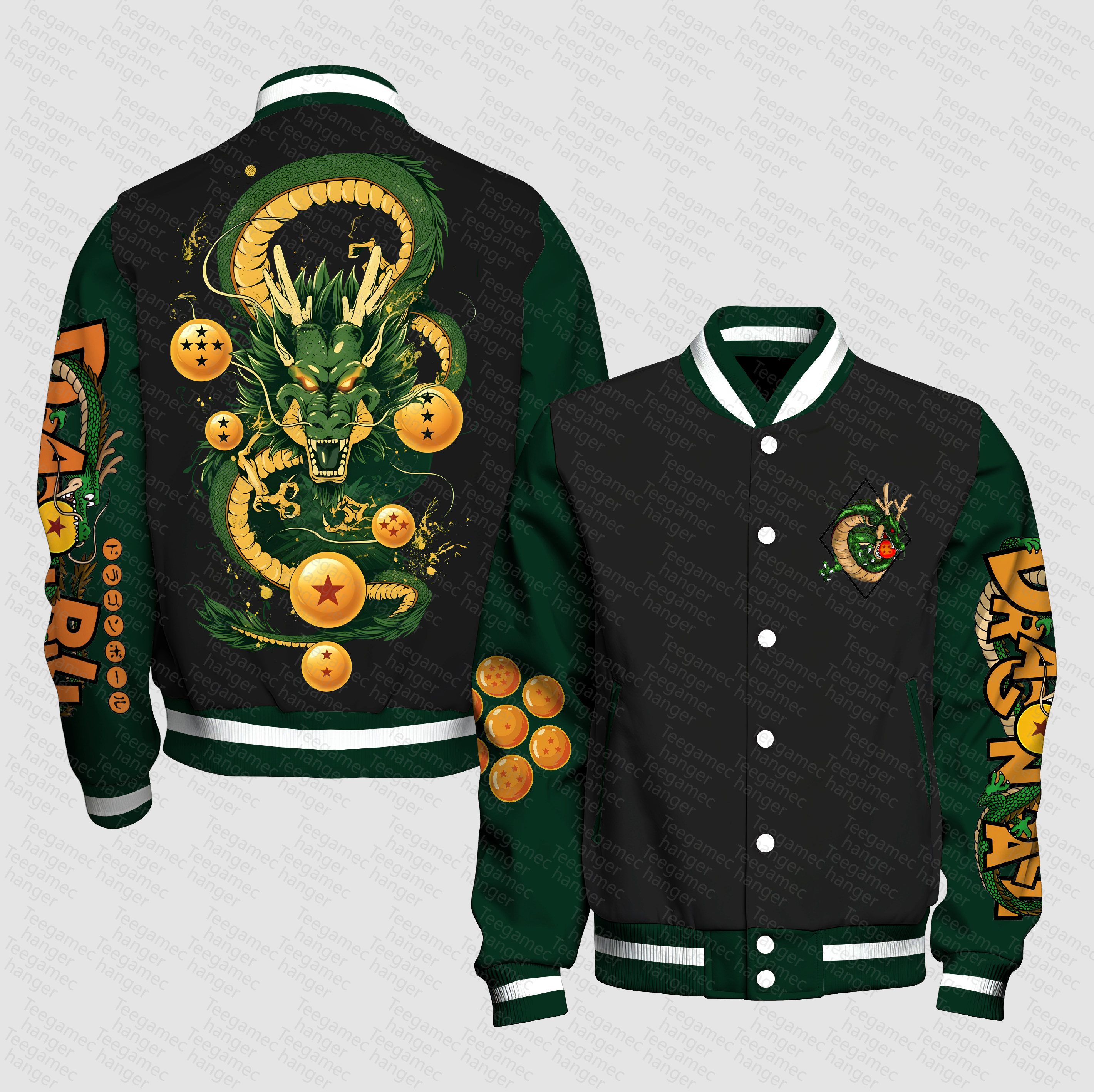 Unisex Vintage Anime Graphic Jacket