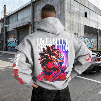 Unisex Graphic Streetwear Vintage Plush Hoodie