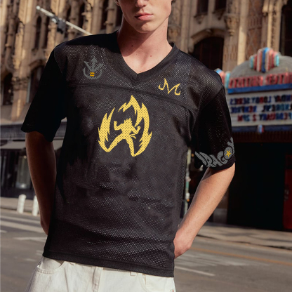 Unisex  “DRAGON BALL” Anime Style Retro I Mesh T-Shirt