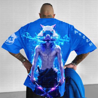Unisex Anime Inspired Vintage T-Shirt丨Demon Slayer