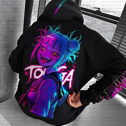 Unisex Anime Graphic Streetwear Vintage Plush Hoodie
