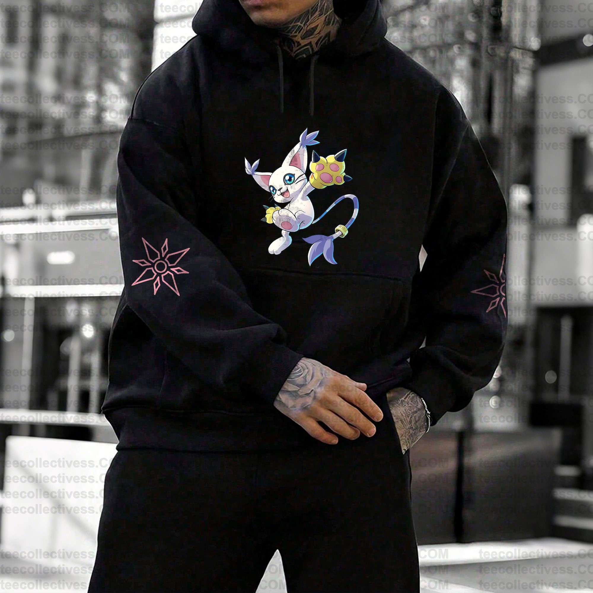 Unisex Anime Graphic Streetwear Vintage Hoodie