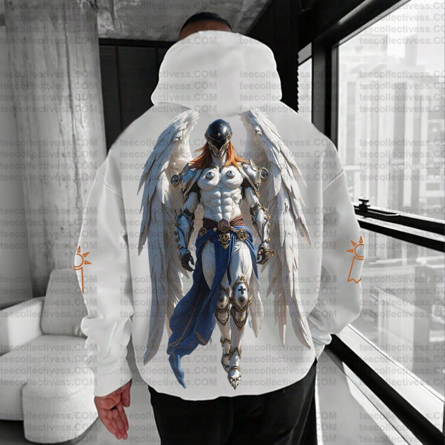 Unisex Oversized Anime Print Hoodie | One Piece