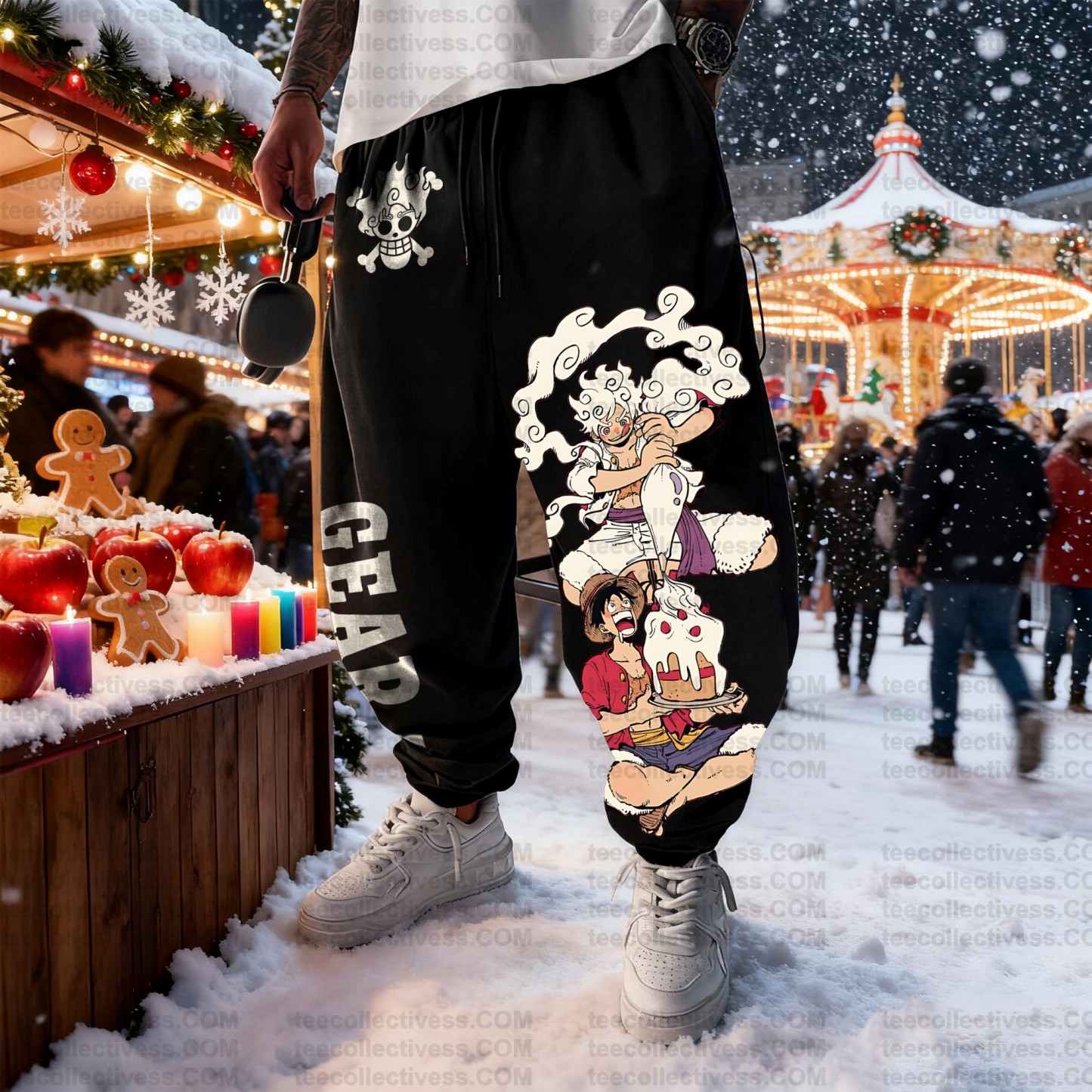 Unisex Casual Anime Streetwear Pants