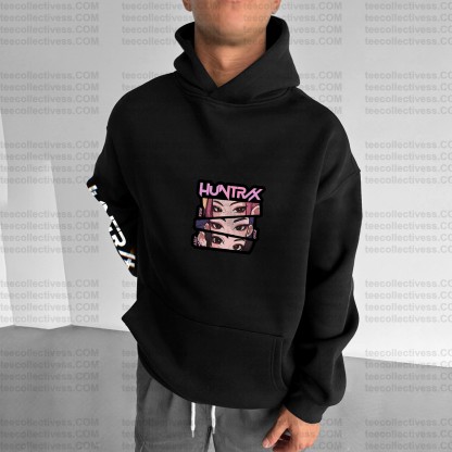 Plus Velvet Unisex Anime Graphic Streetwear Vintage Hoodie