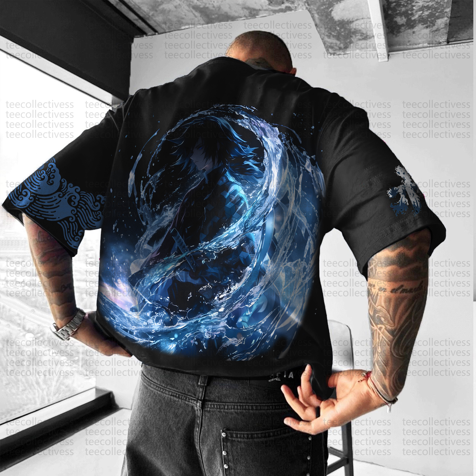 Unisex  " Demon slayer " Anime Inspired Vintage T-Shirt