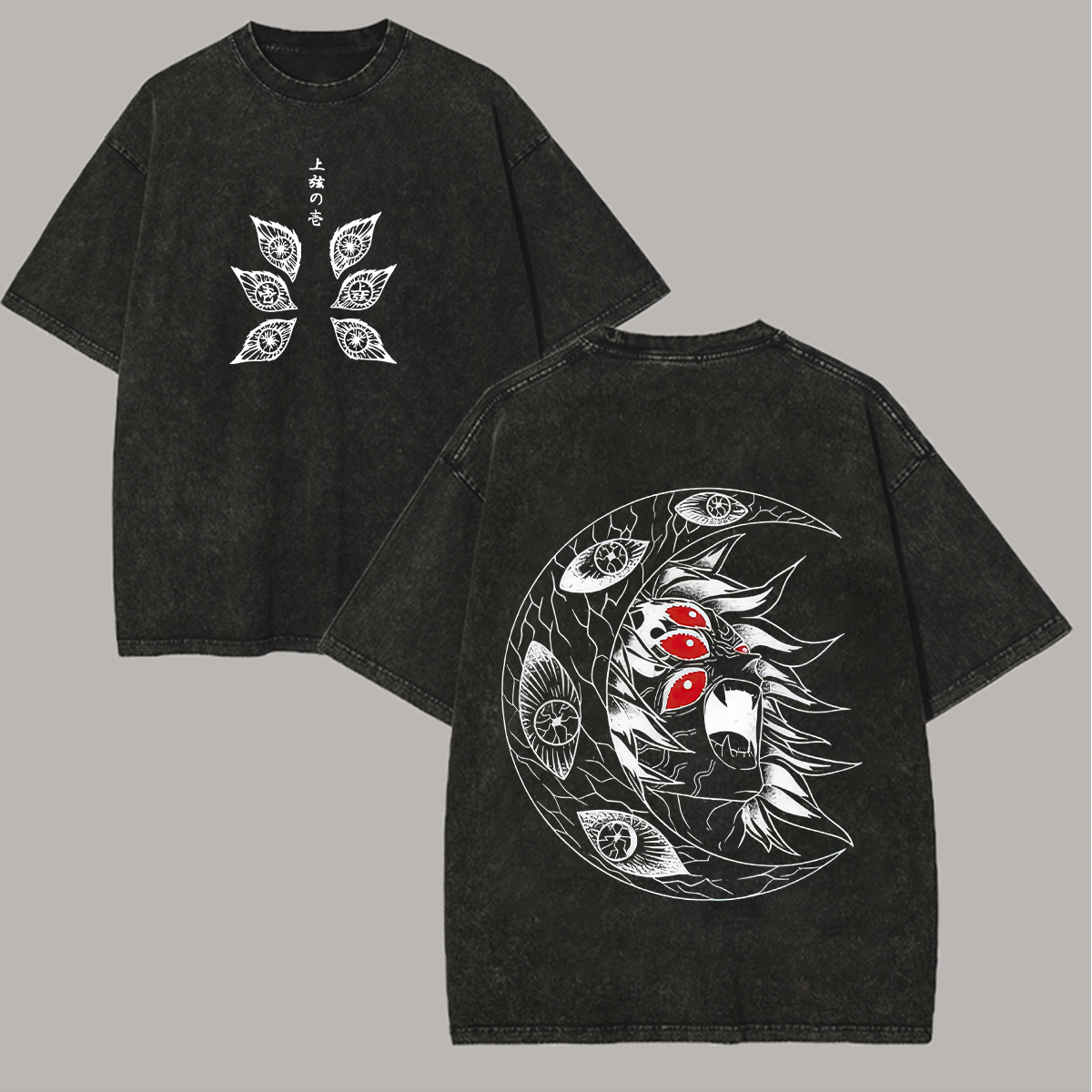 Demon Slayer Printed Unisex Washed 3D Direct Injection T-Shirt
