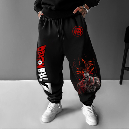 Unisex Casual Anime Streetwear Pants