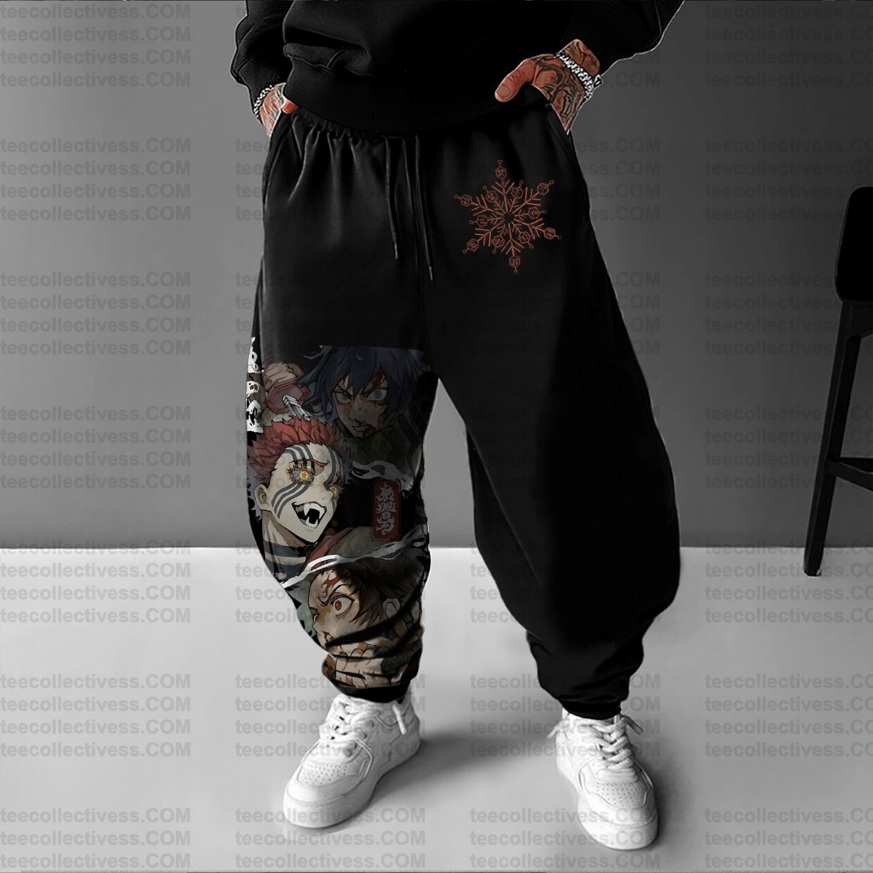 Unisex Anime Inspired Vintage Plush Pants