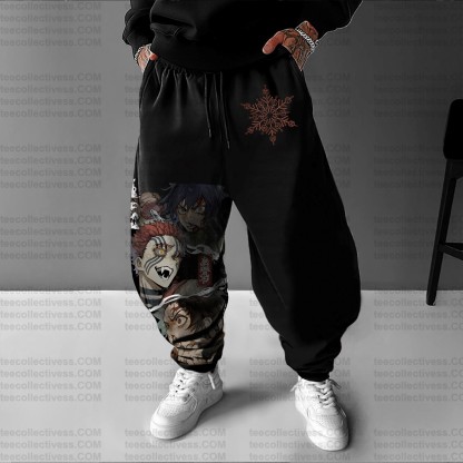 Unisex Anime Inspired Vintage Plush Pants