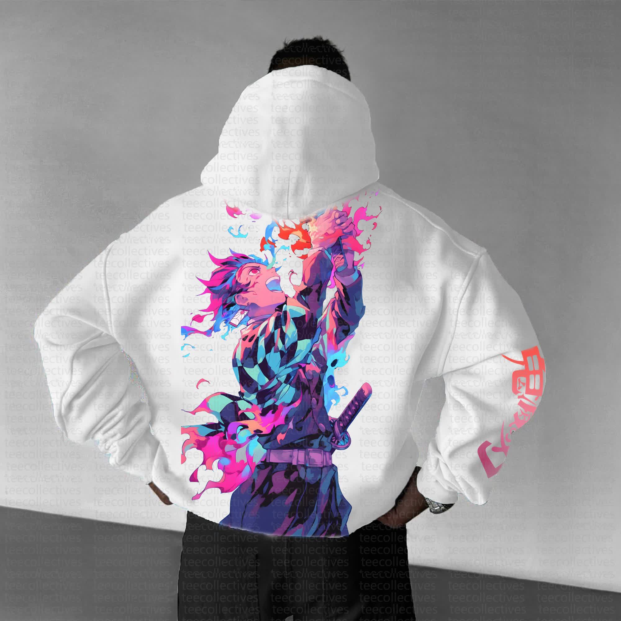 Unisex Anime Graphic Streetwear Vintage Hoodie丨Demon Slayer