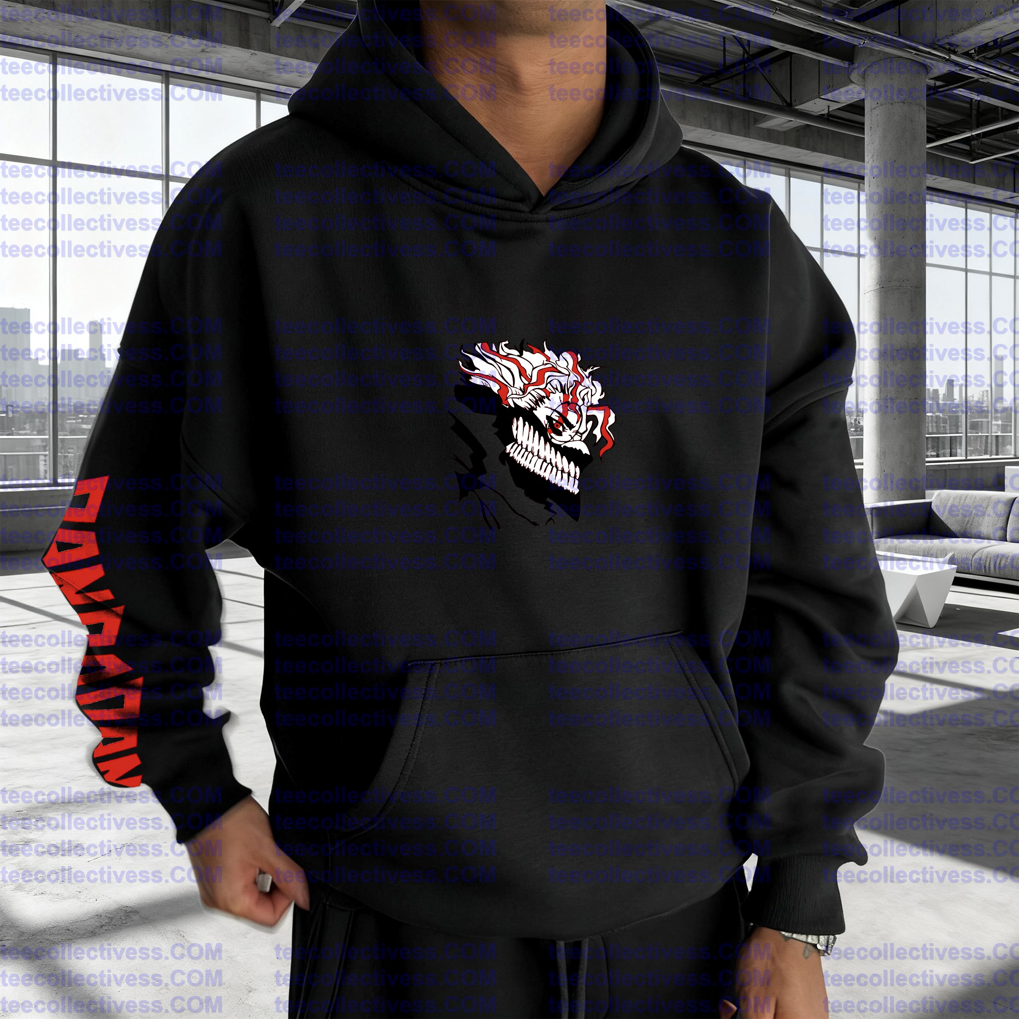 Unisex Anime Graphic Streetwear Wintage Plush Hoodie