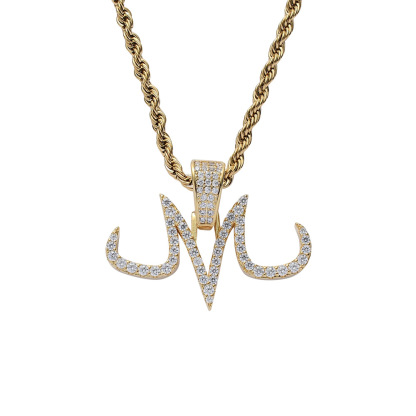 Unisex Anime-related Letter M Necklace-Teegamechanger