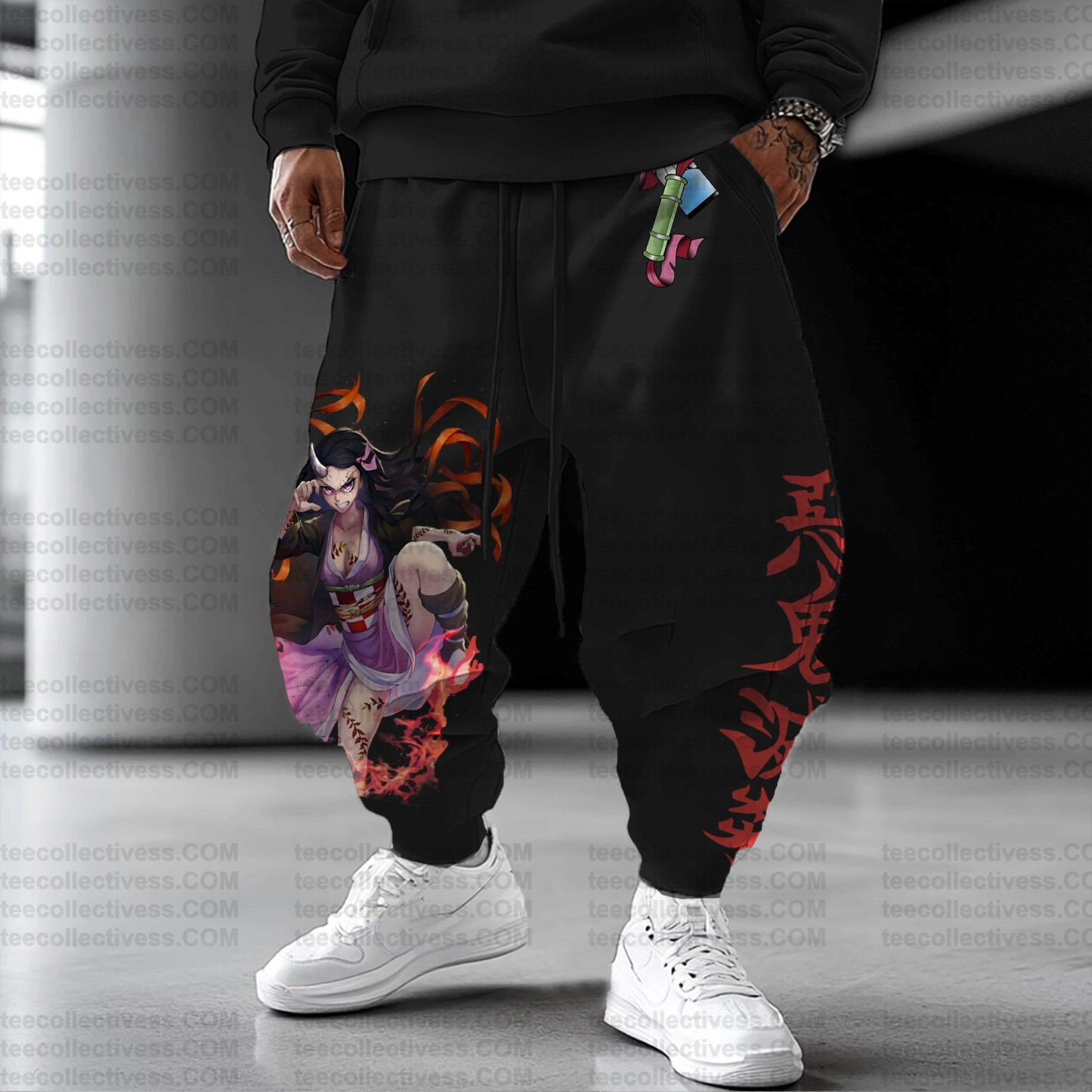 Unisex Anime Inspired Vintage Pants丨Demon Slayer