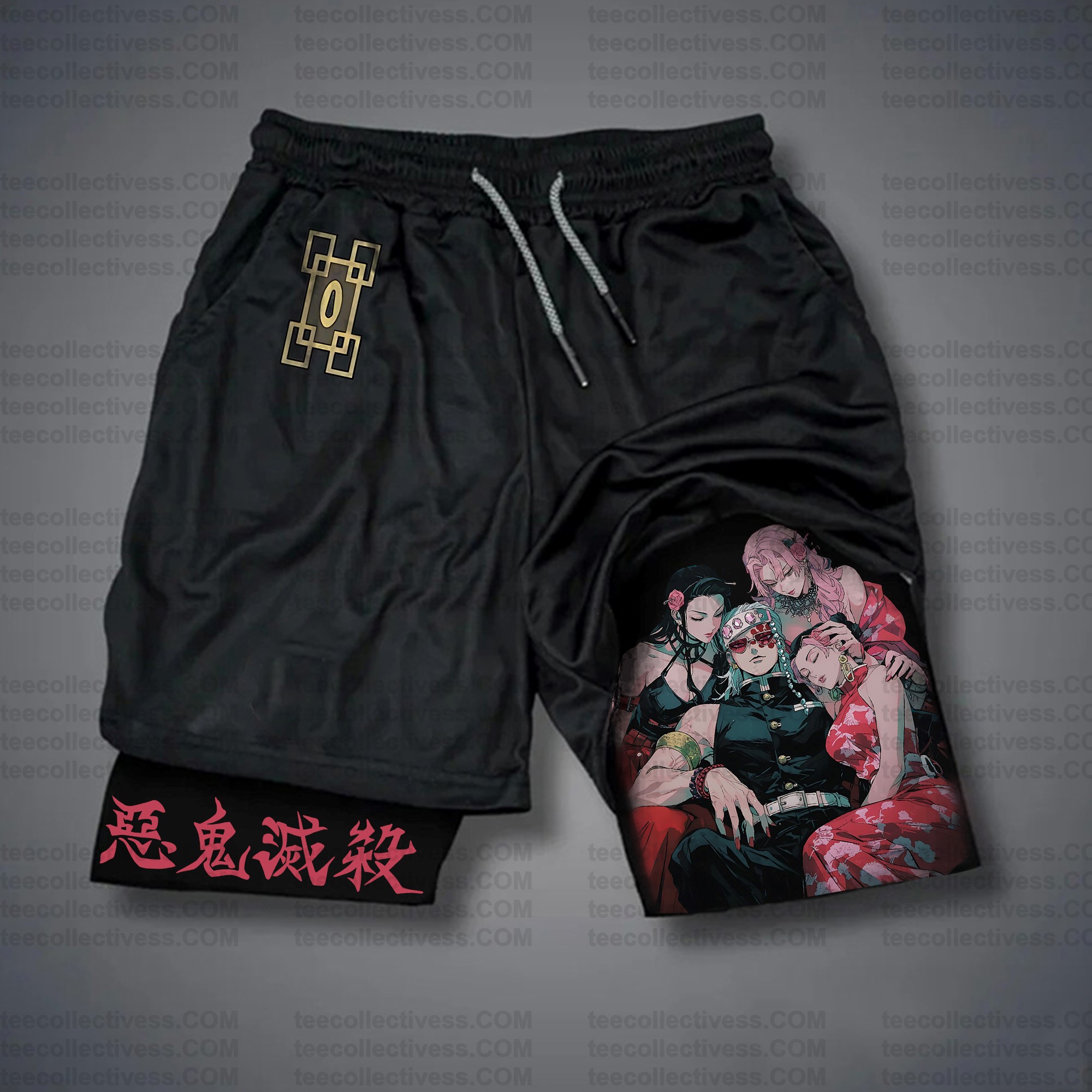 Unisex “ Demon slayer” Casual Streetwear Shorts