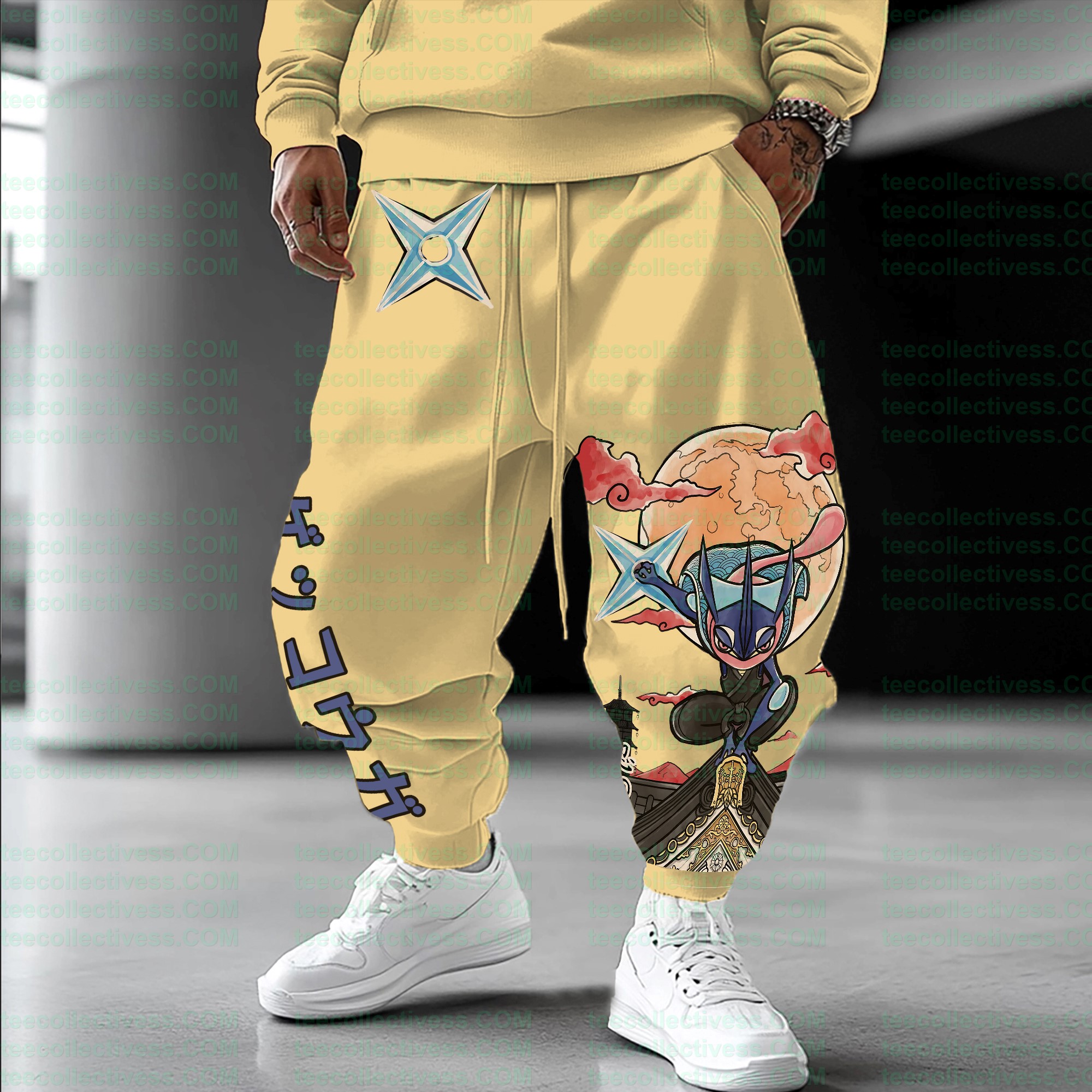 plus velvetUnisex Casual Anime Streetwear Pants