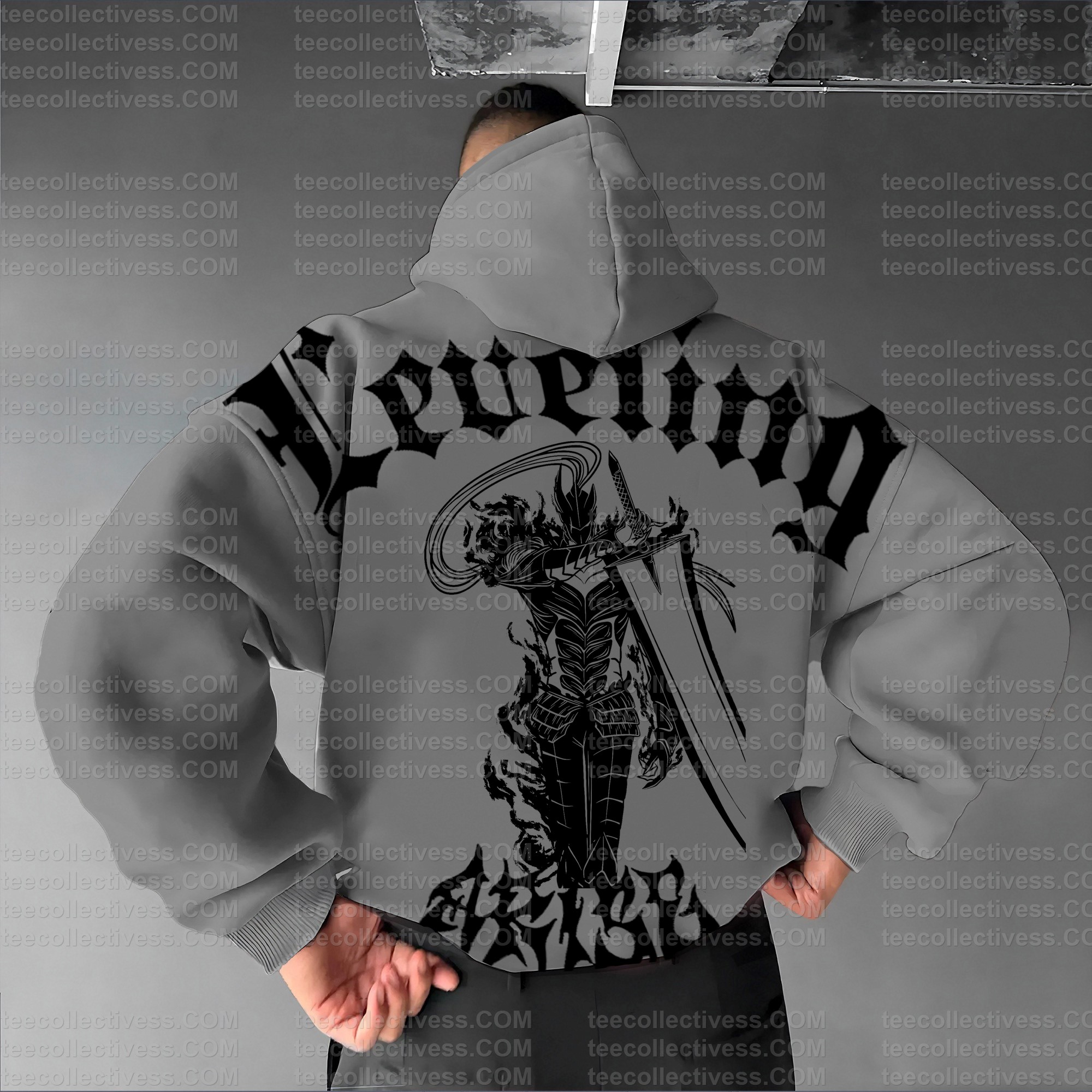 Unisex Anime Graphic Streetwear Wintage Plush Hoodie