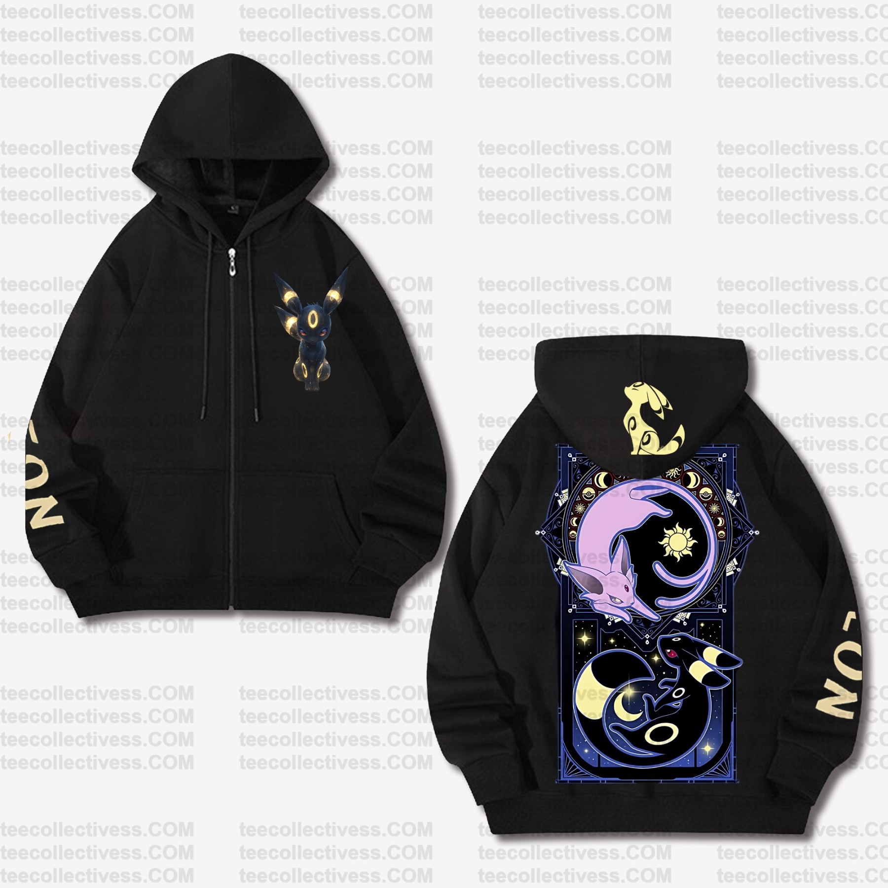 Unisex Graphic Streetwear Vintage Zipper Cardigan Plush Hoodie