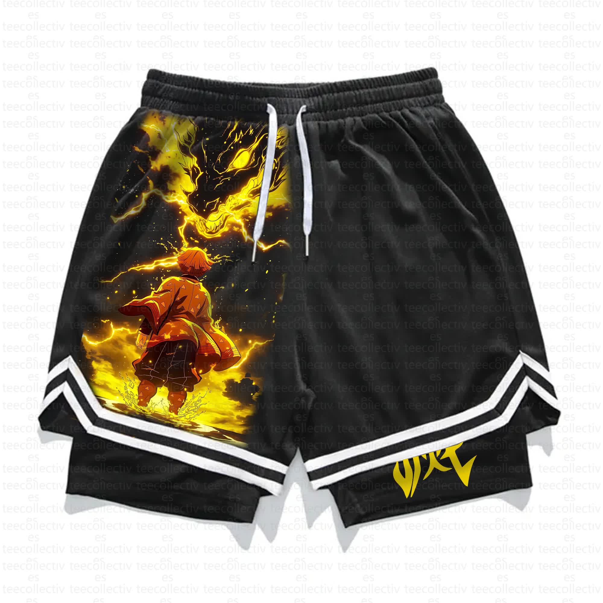 Unisex Casual Anime Streetwear Shorts 丨Demon Slayer