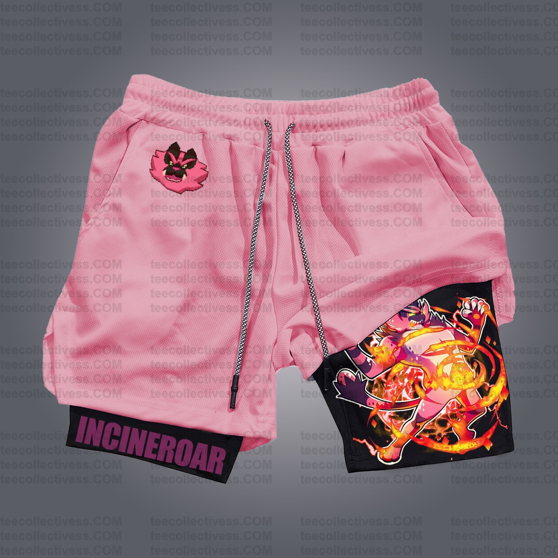 Unisex Casual Anime Streetwear Shorts 丨Demon Slayer X Pokémon