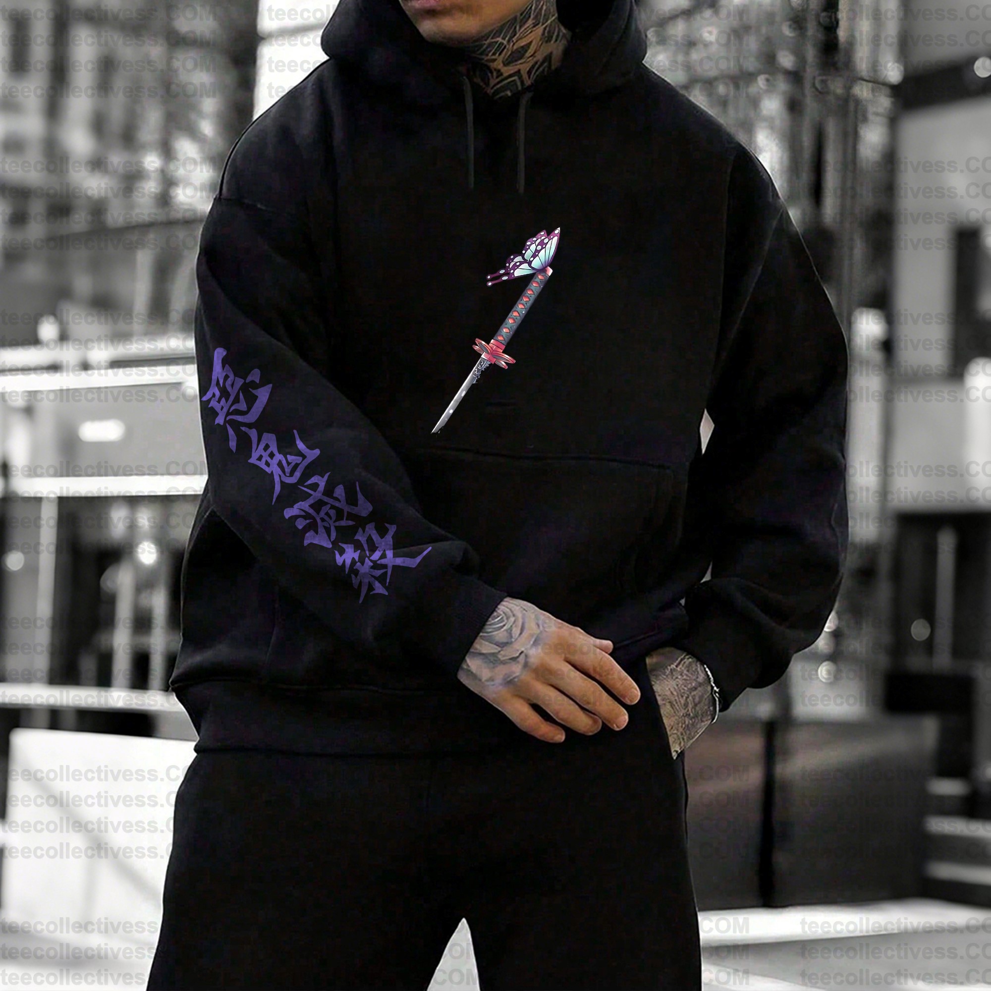 Unisex Anime Graphic Streetwear Vintage Hoodie| KNY