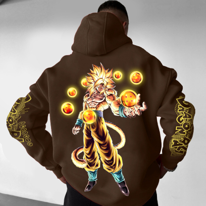 Unisex Anime Graphic Streetwear Vintage Hoodie