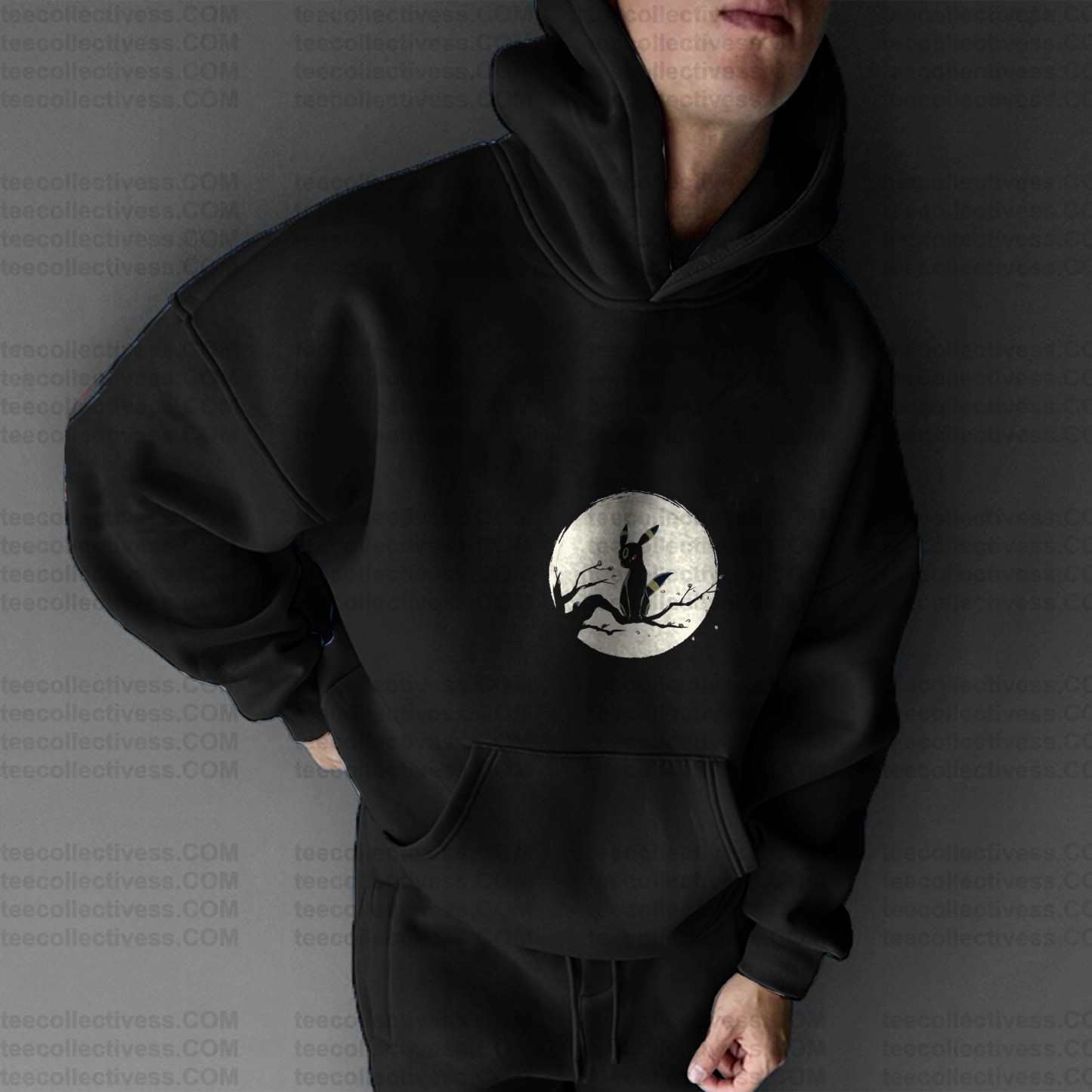 (Pokemon)Plus Velvet Unisex Anime Graphic Streetwear Vintage Hoodie