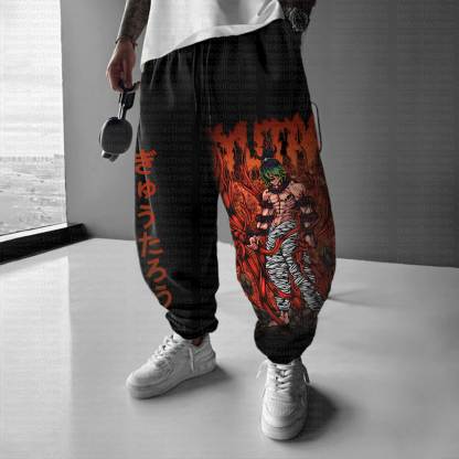 Unisex Anime Inspired Vintage Pants丨Demon Slayer
