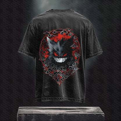 Unisex Anime Inspired Vintage Washed T-Shirt丨 Pokémon