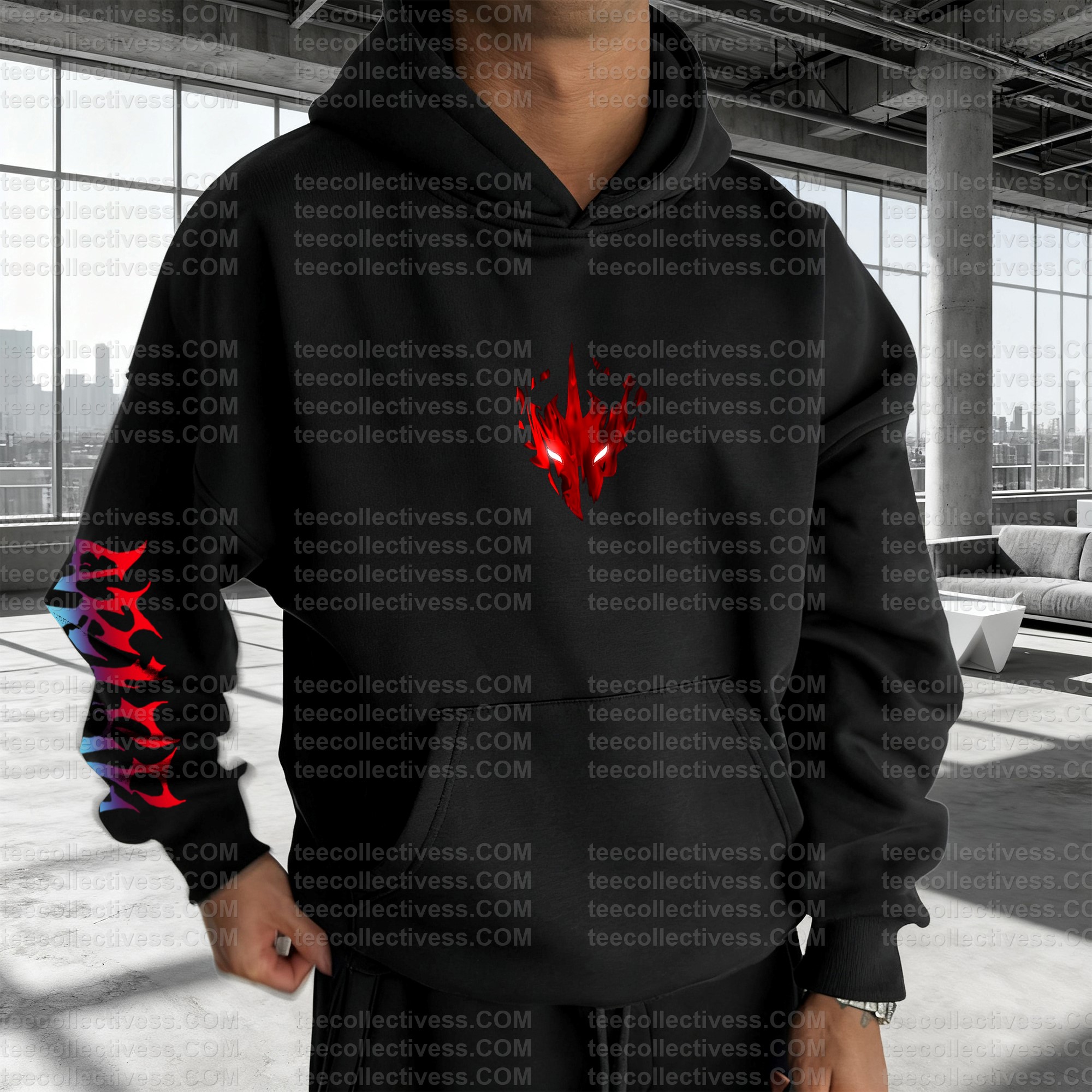 Unisex Anime Graphic Streetwear Wintage Plush Hoodie