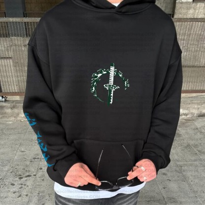 Unisex Anime Graphic Streetwear Vintage Hoodie| KNY