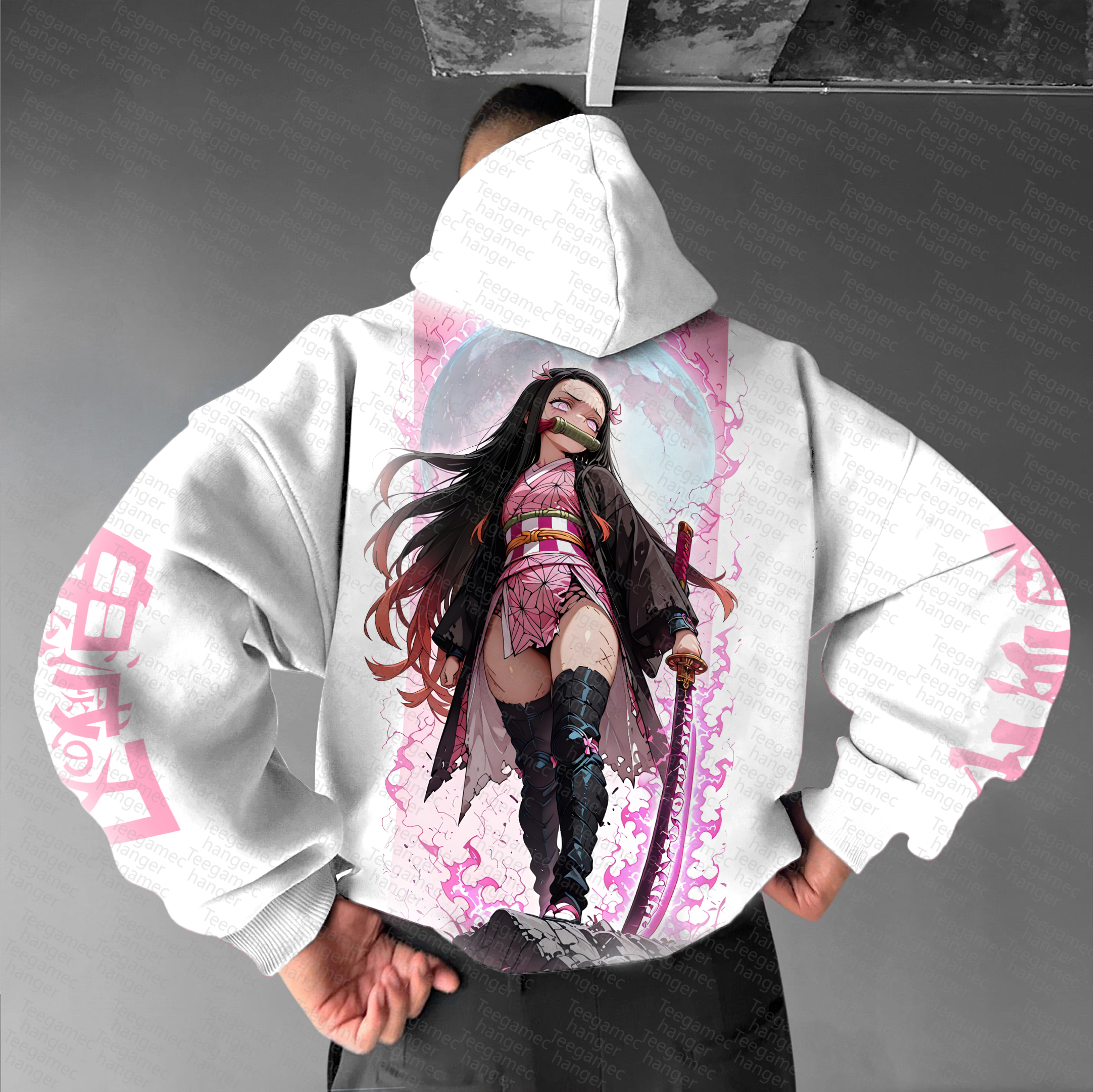 Unisex Anime Graphic Streetwear Vintage Hoodie