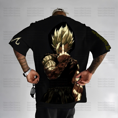 Unisex Anime Inspired Vintage T-Shirt丨DragonBall-Vegeta