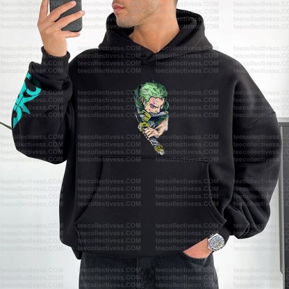 Unisex Anime Graphic Streetwear Vintage Plush Hoodie