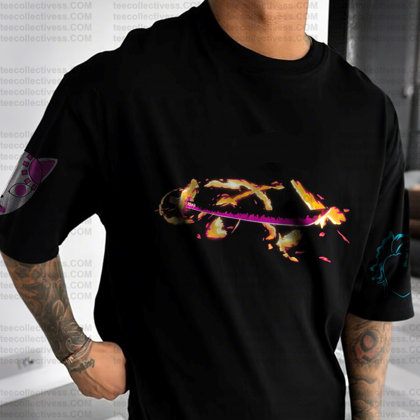 Tanjirou-Unisex Anime Inspired Vintage T-Shirt