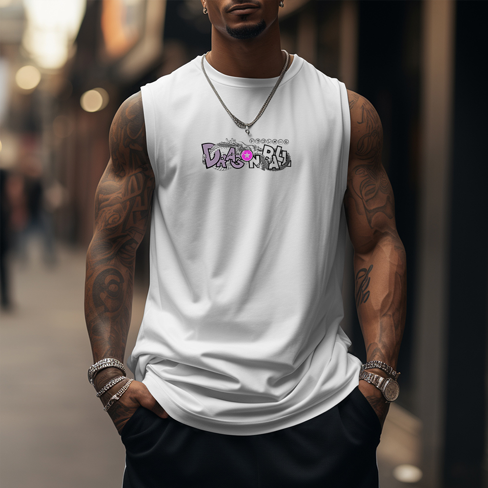 Unisex Oversized DB Anime Beerus Printed Tank Top