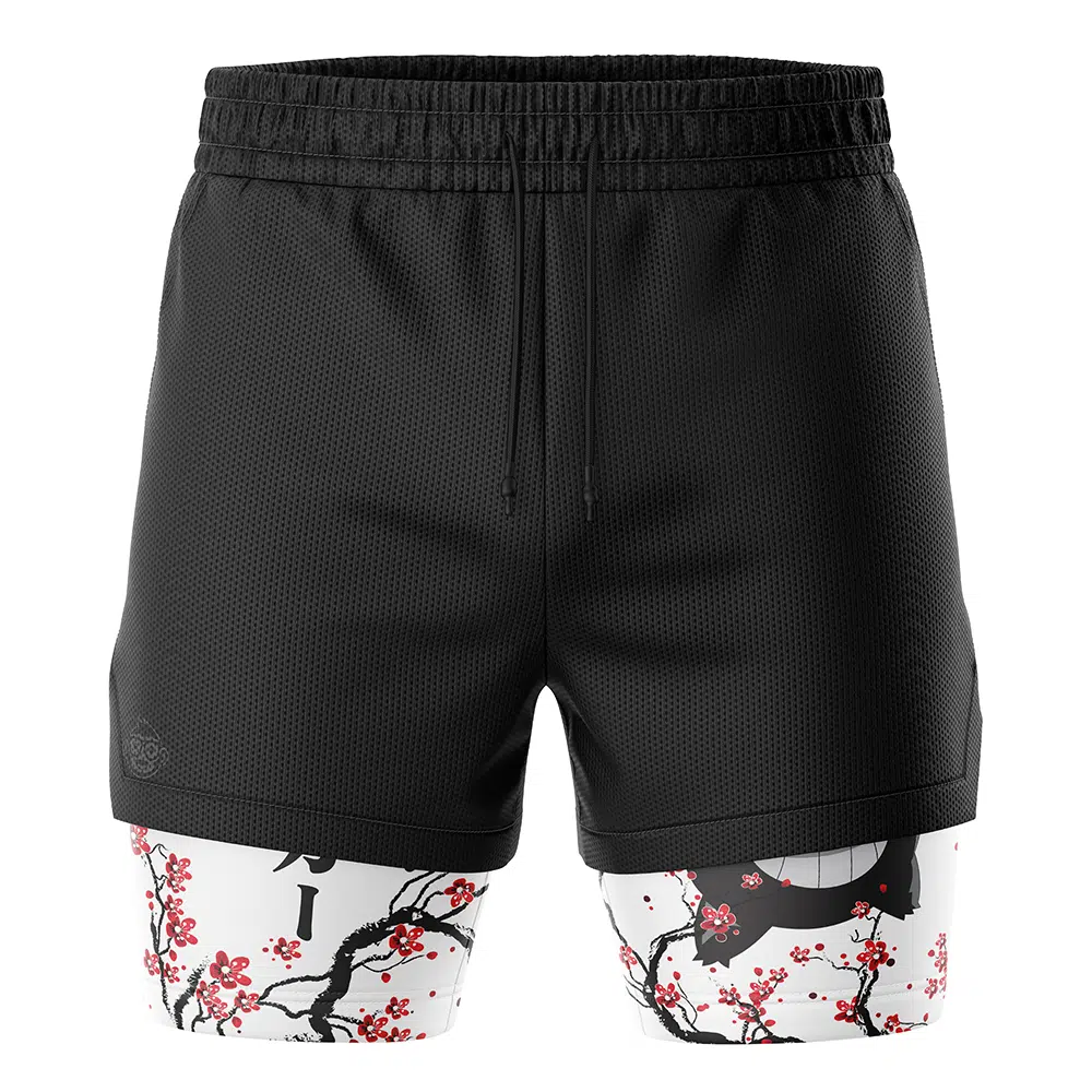 Gengar Cherry Blossom Pokemon 2-in-1 Performance Shorts