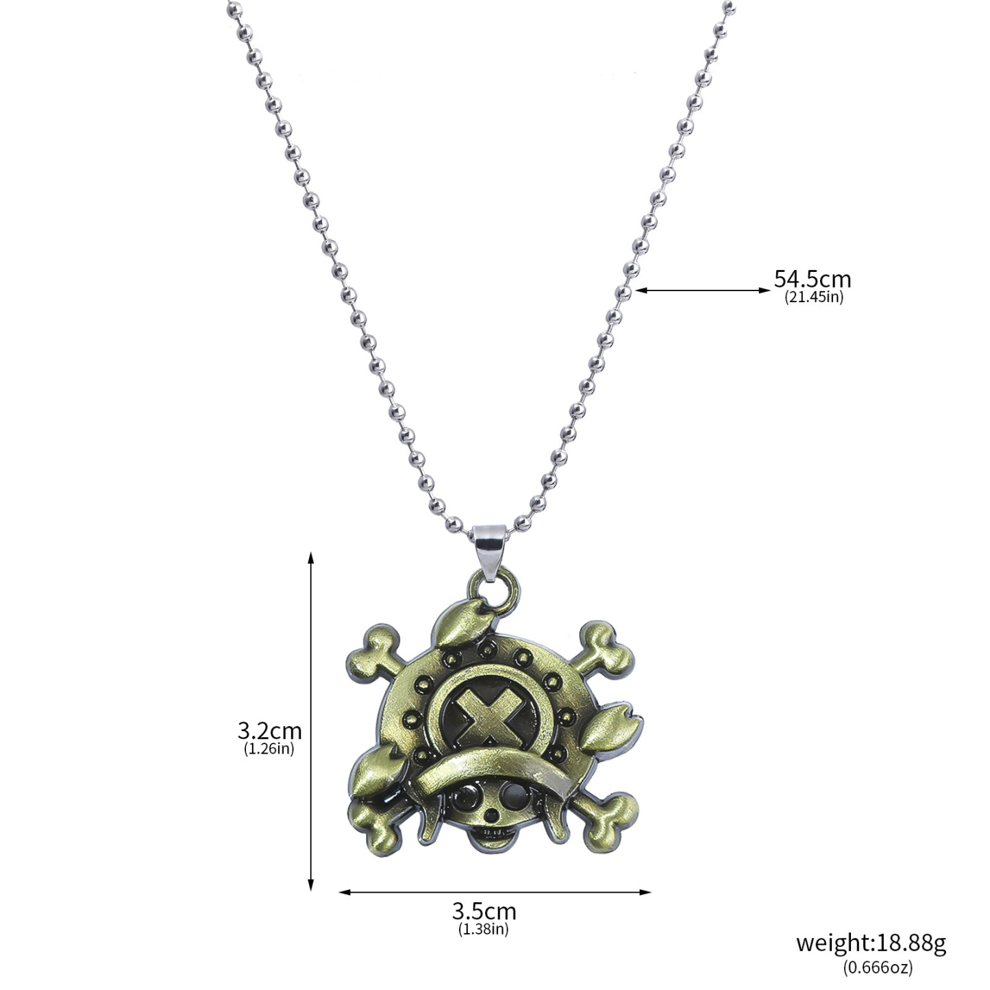 Unisex One Piece Anime Theme Necklace