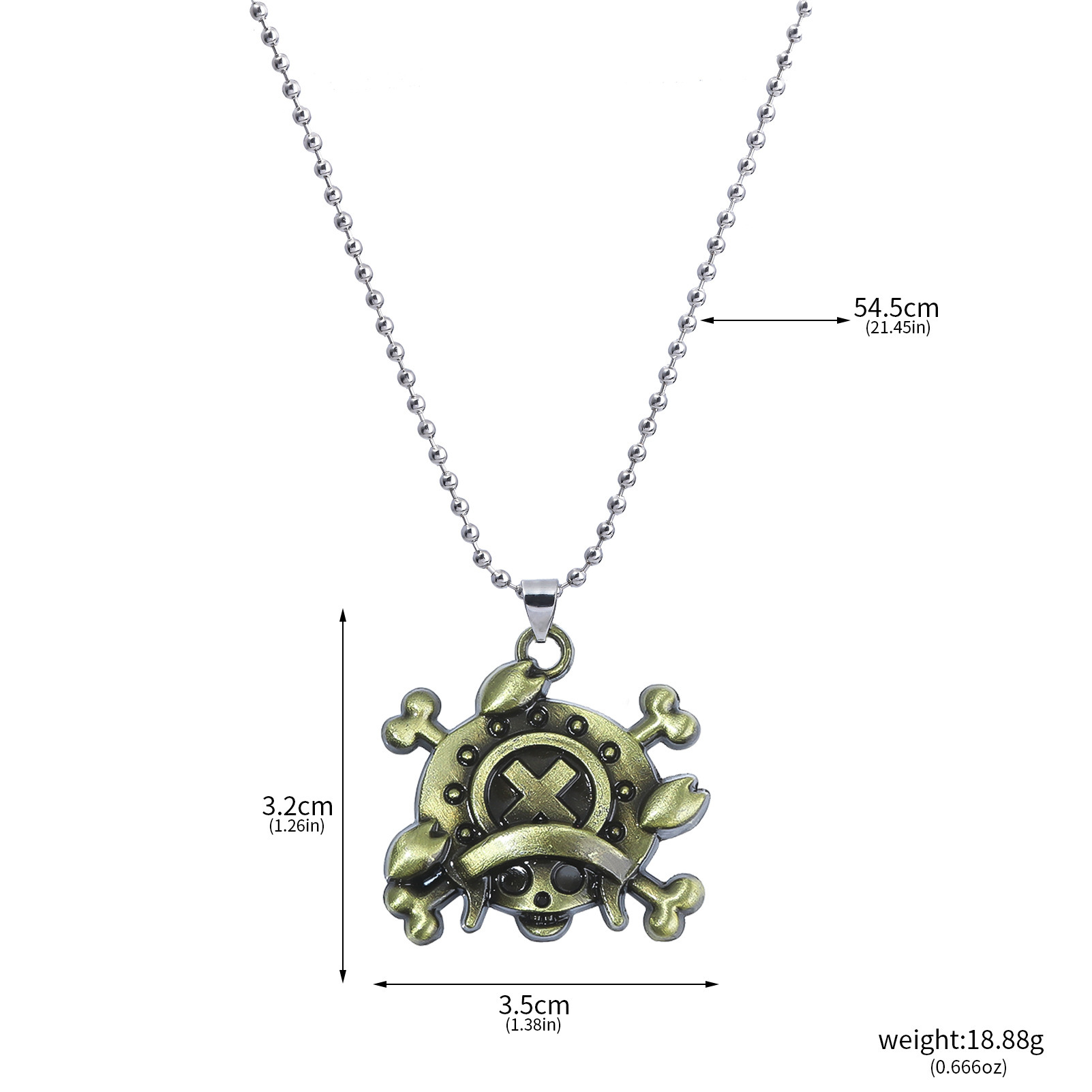 Unisex One Piece Anime Theme Necklace