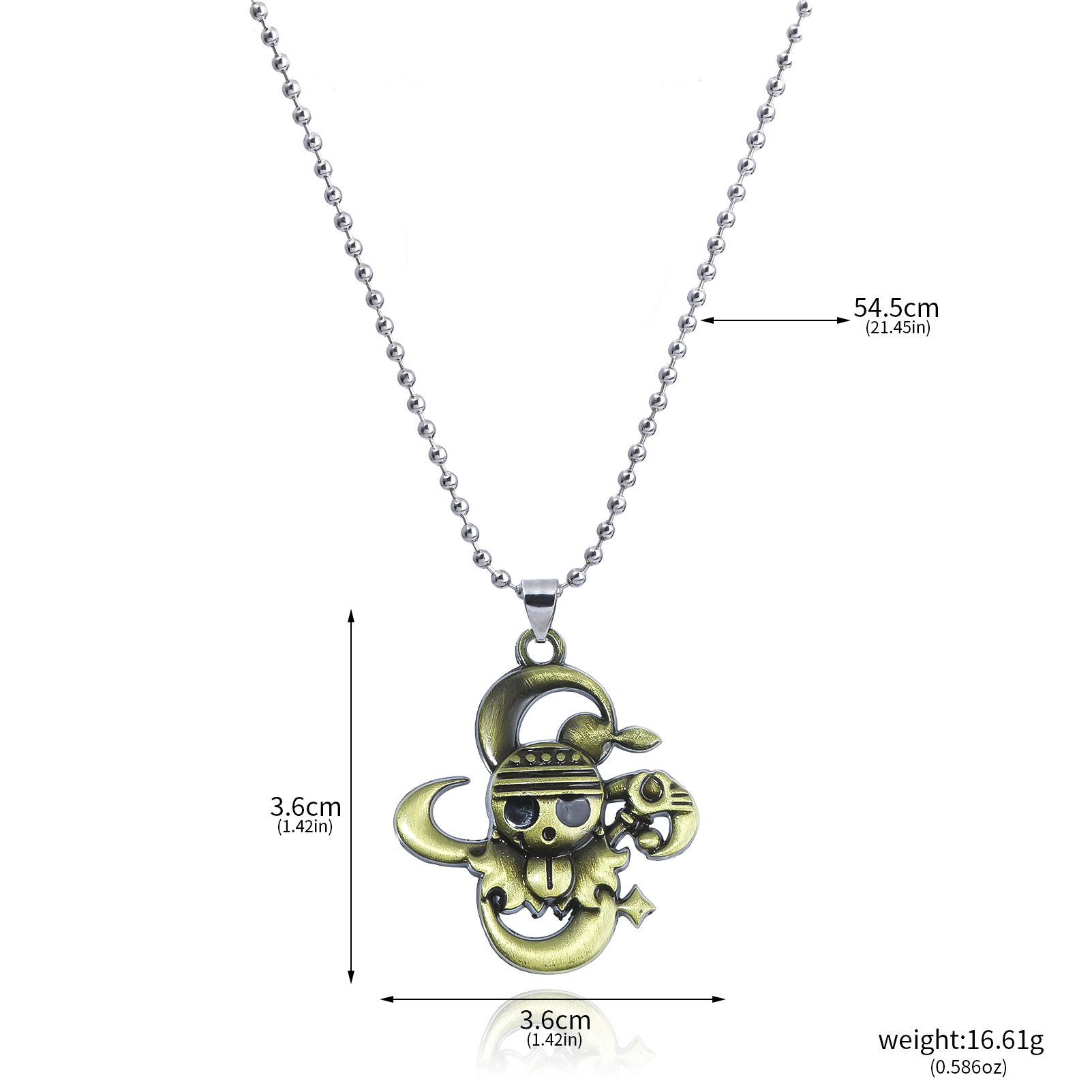 Unisex One Piece Anime Theme Necklace