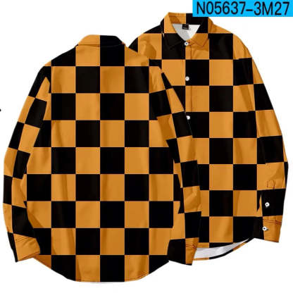 Demon Slayer Long Sleeve Button Ups