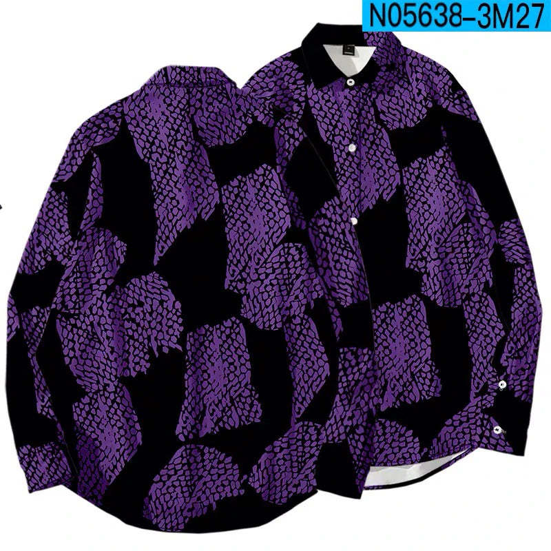 Demon Slayer Long Sleeve Button Ups