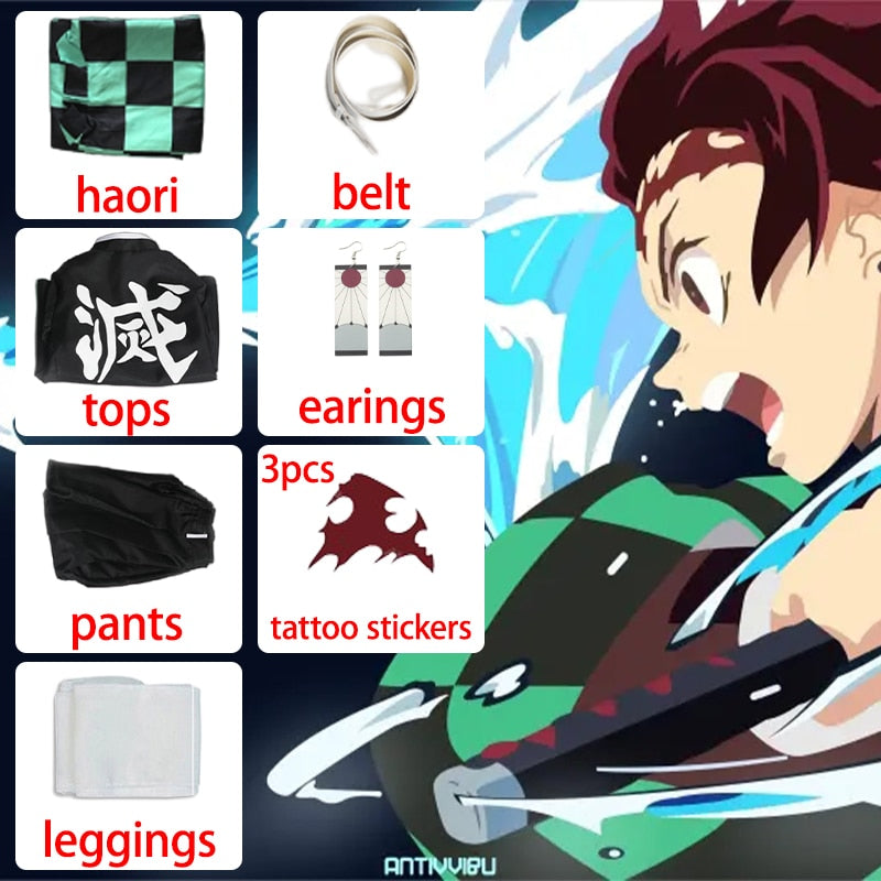 Demon Slayer Tanjirou Kamado Costume