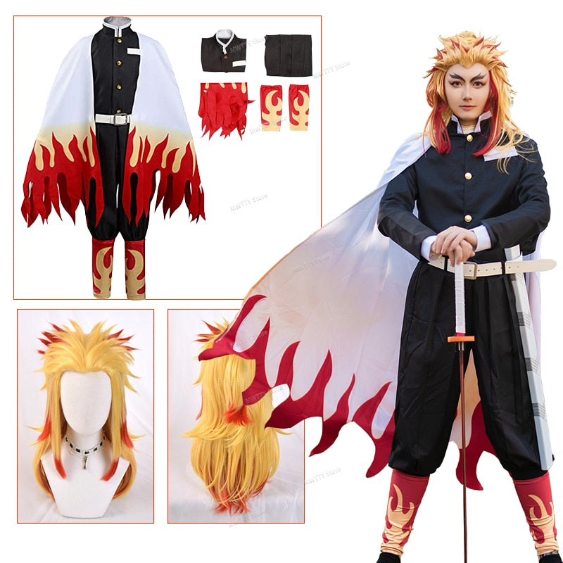 Demon Slayer Kyoujurou Rengoku Costume