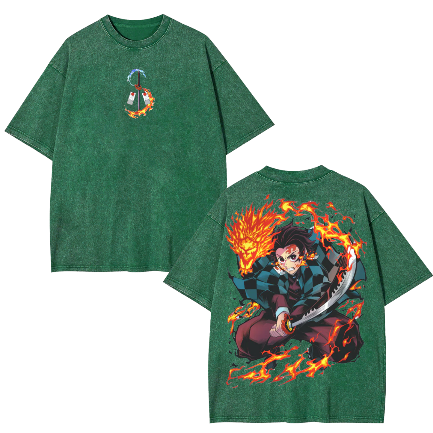 TANJIRO DEMON SLAYER OVERSIZED T-SHIRT-[DS]