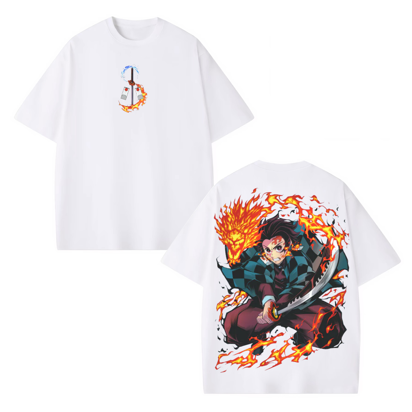 TANJIRO DEMON SLAYER OVERSIZED T-SHIRT-[DS]