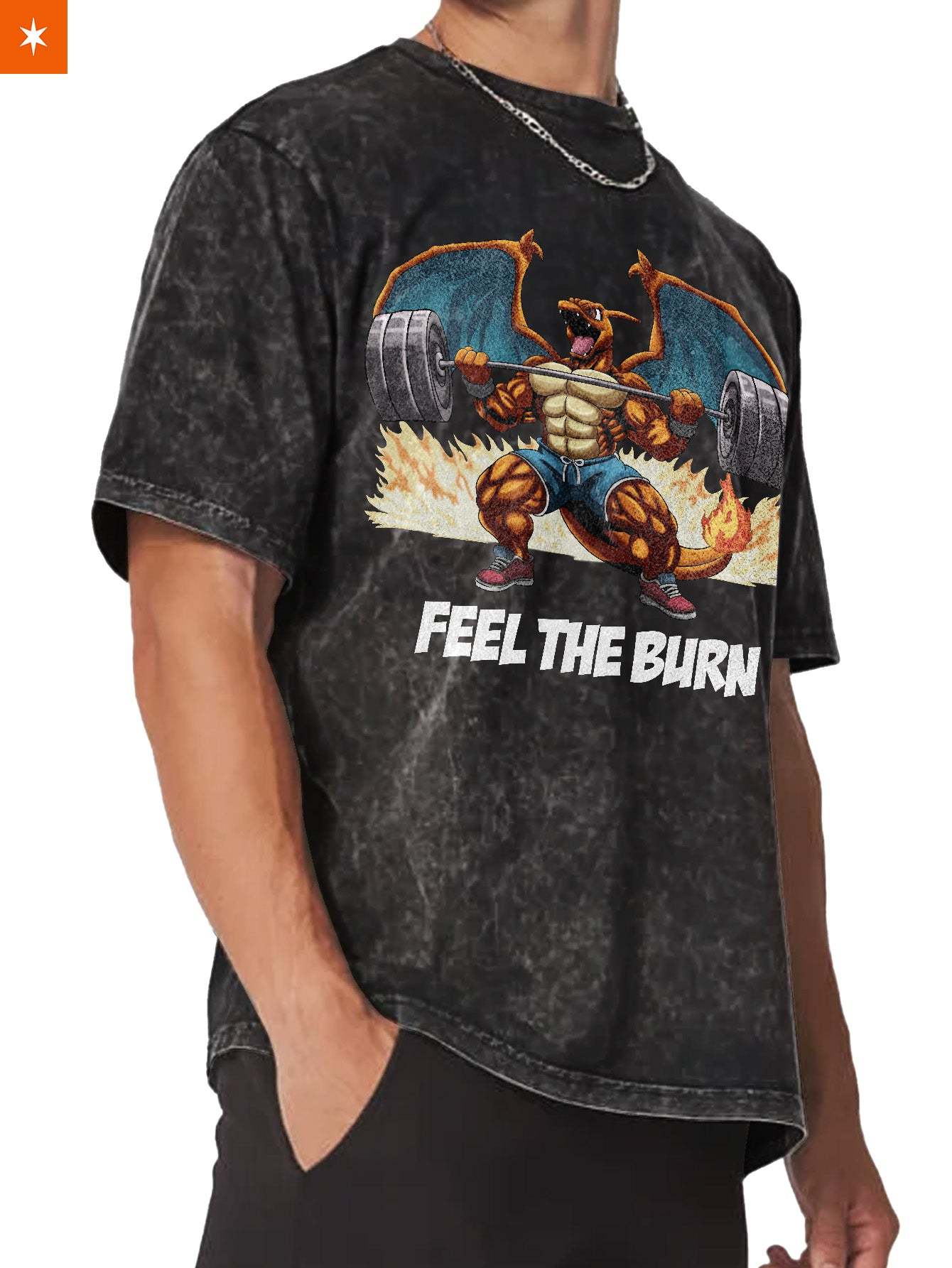 Unisex  “Pokémon” Charmander Gym Vintage T-Shirt