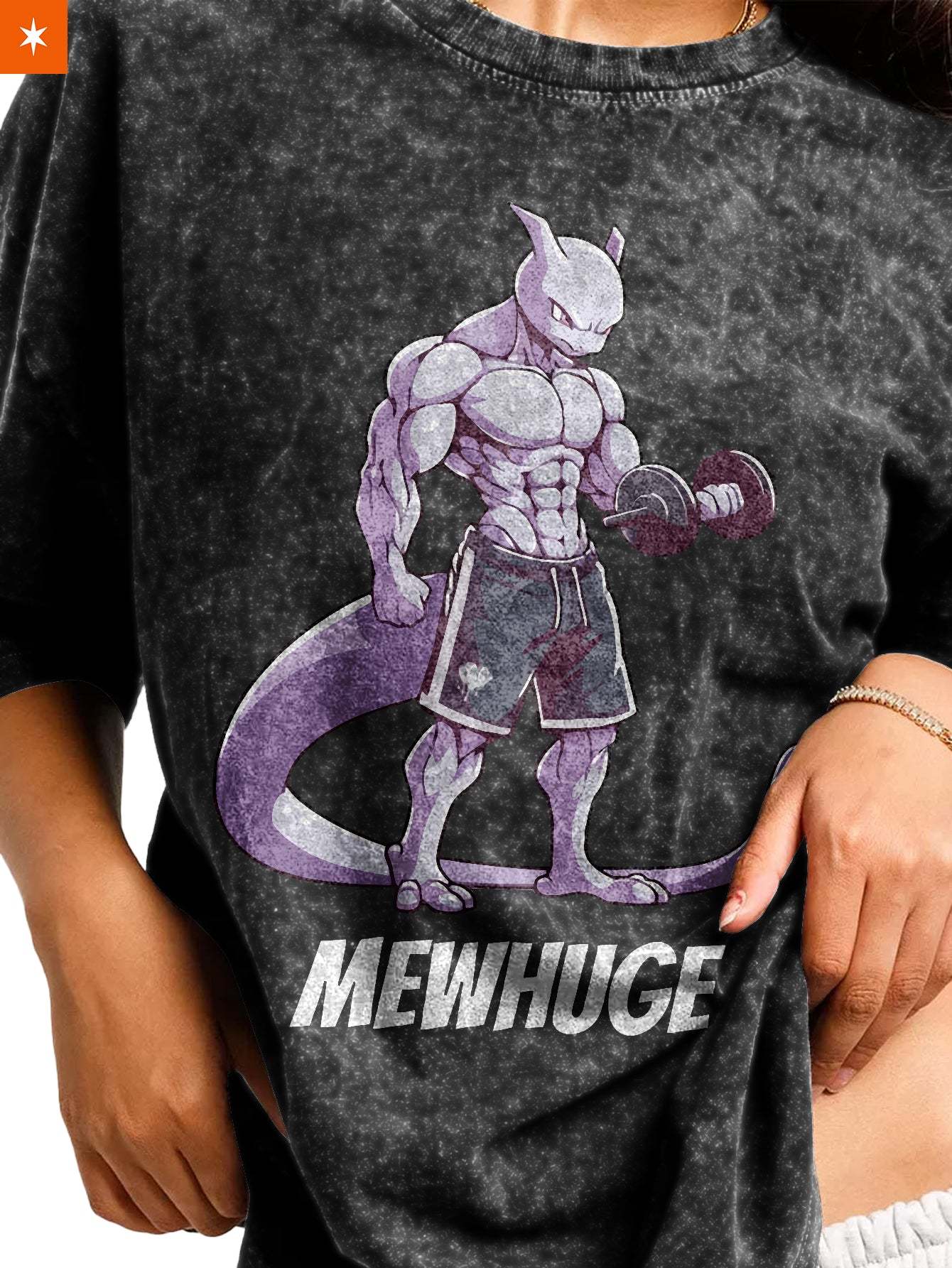 Unisex  “Pokémon” Mewhuge Gym Vintage T-Shirt