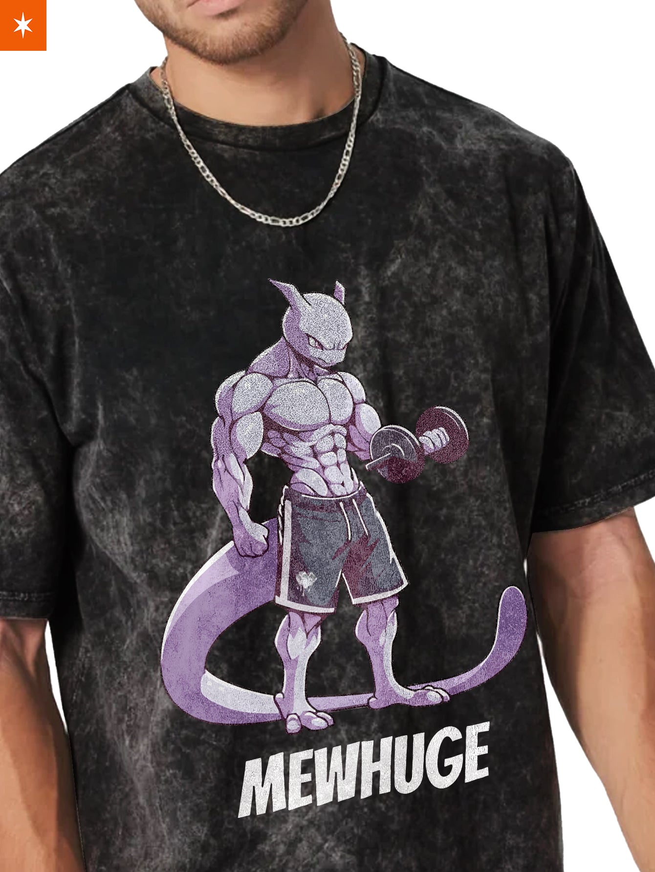 Unisex  “Pokémon” Mewhuge Gym Vintage T-Shirt