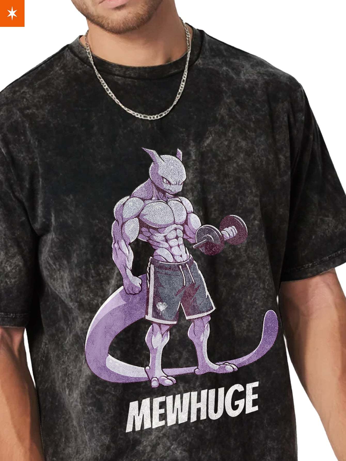 Unisex  “Pokémon” Mewhuge Gym Vintage T-Shirt